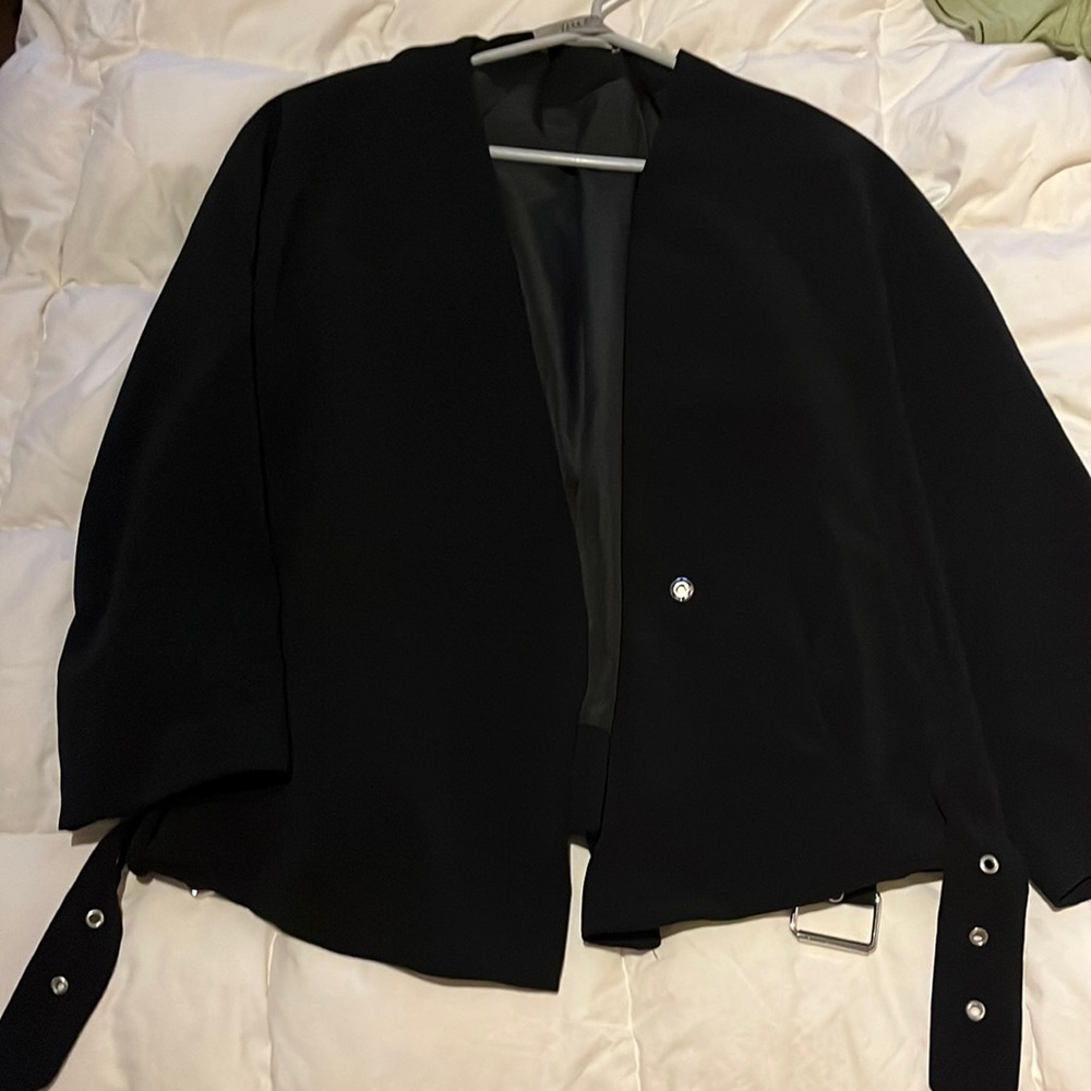 zara basic blazer